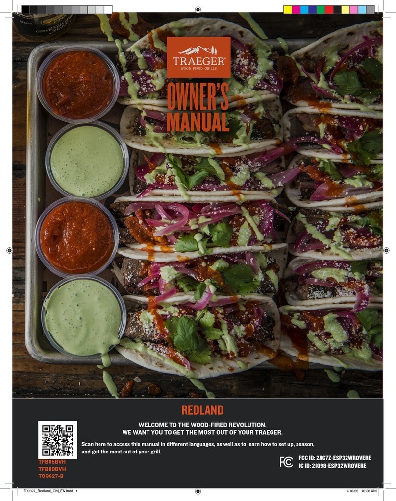 Traeger REDLAND User manual