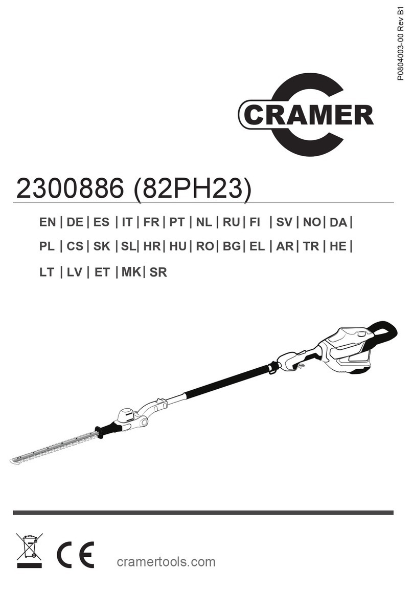 Cramer 2300886 User manual Cramer 2300886 User manual