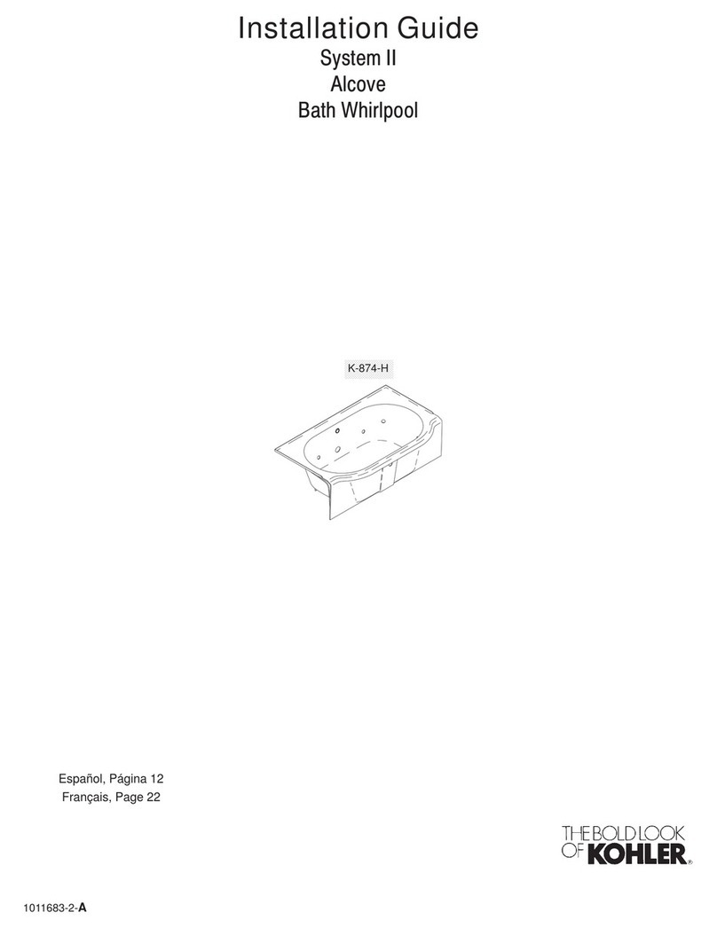 Kohler K-874-H User manual