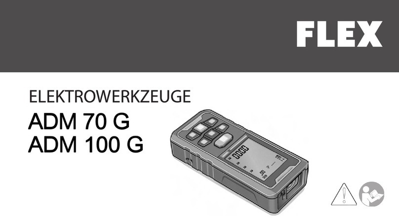 Flex ADM 70 G operating instructions