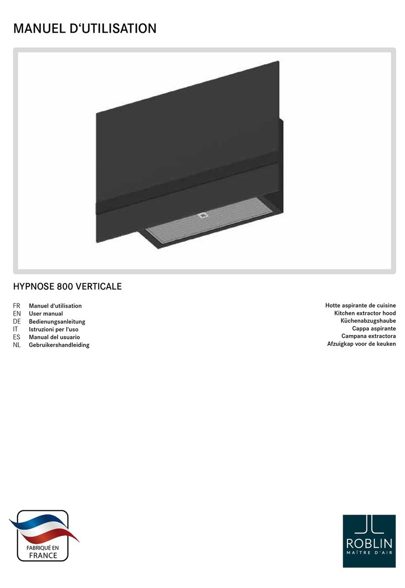 ROBLIN HYPNOSE 800 VERTICALE User manual