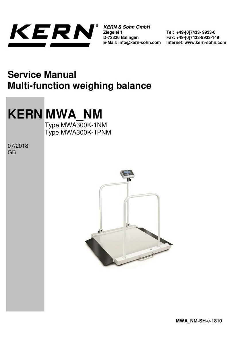 KERN MWA NM Series User manual