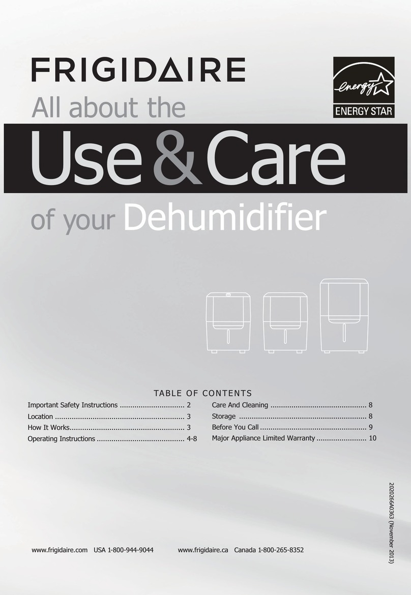 Frigidaire FAD504DWD16 Owner's manual