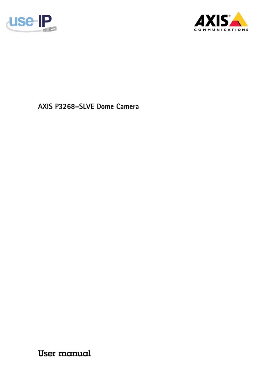 Axis P3268-SLVE User manual Axis P3268-SLVE User manual
