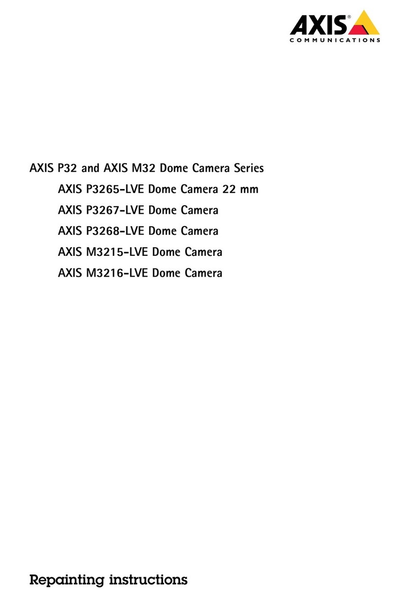 Axis P32 Series Repainting instructions