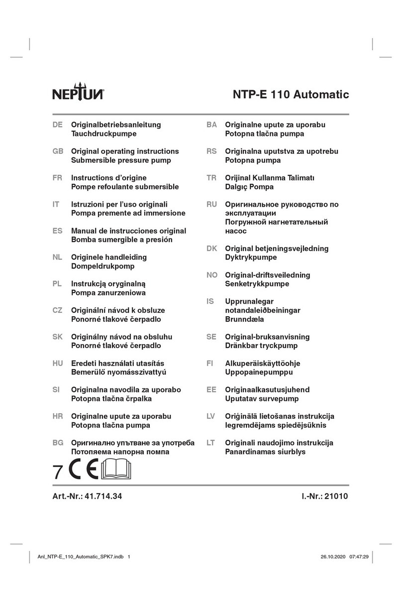 Neptun NTP-E 110 Automatic User manual