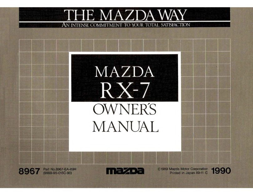 Mazda RX-7 1989 User manual