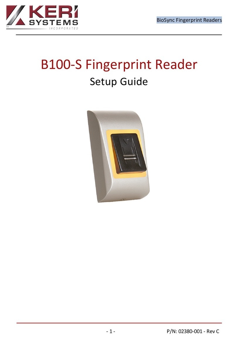 KeriSystems B100-S User manual