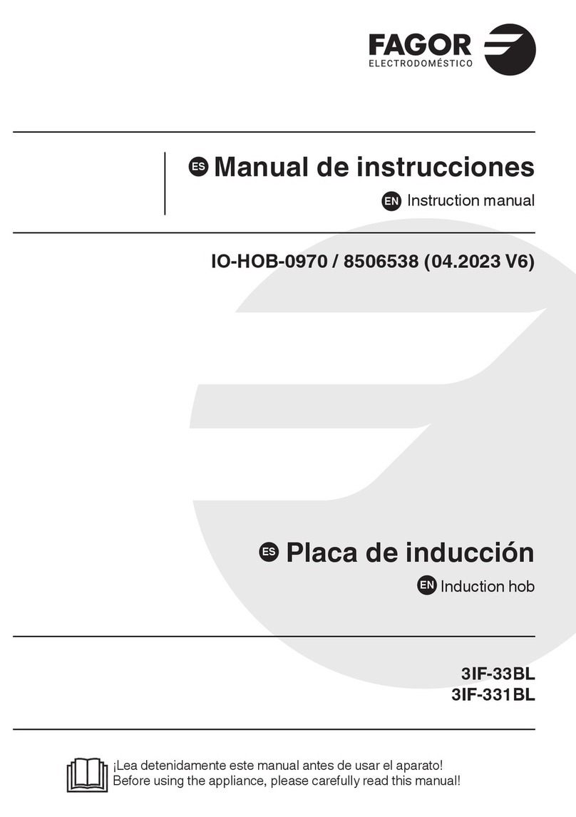 Fagor IO-HOB-0970 instruction manual