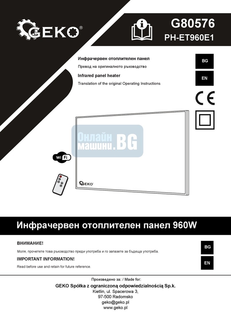 Geko G80576 User manual