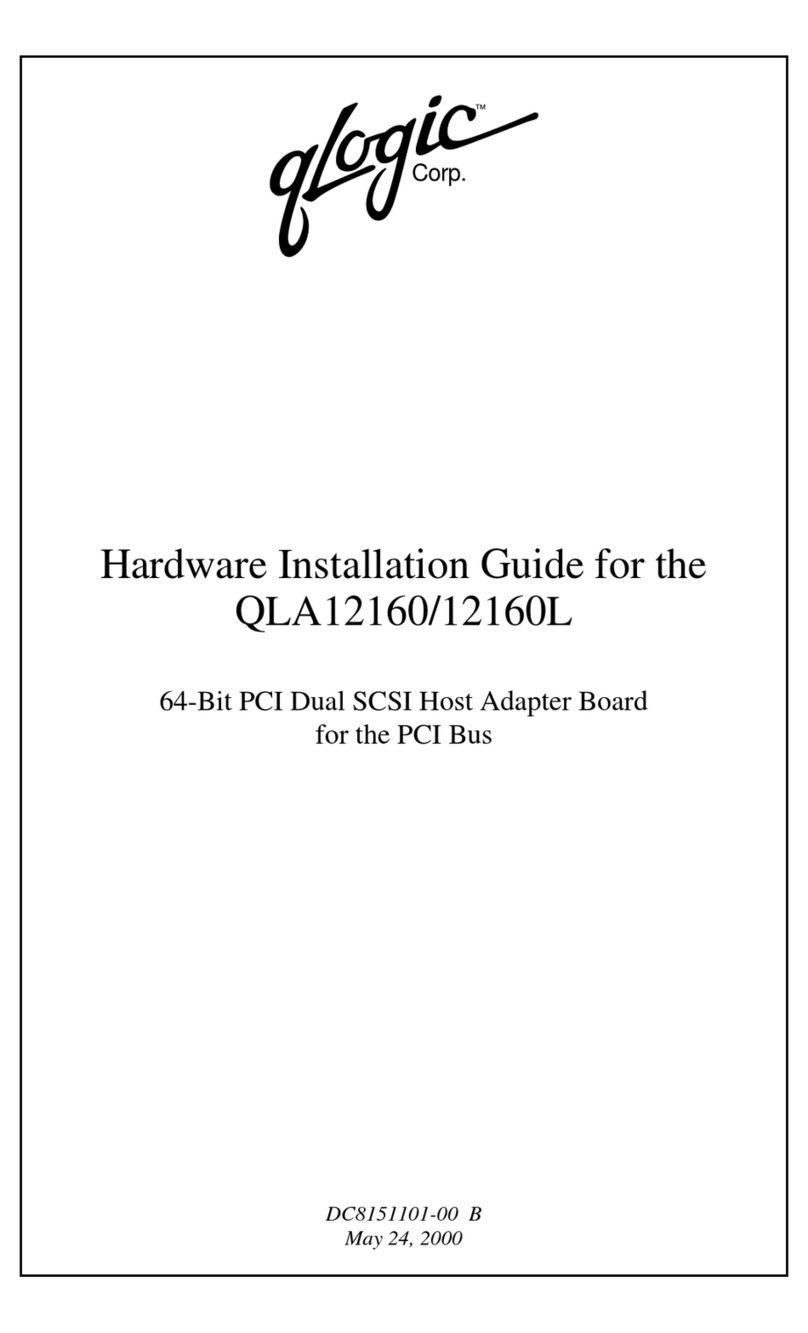 Qlogic QLA12160 Hardware installation guide