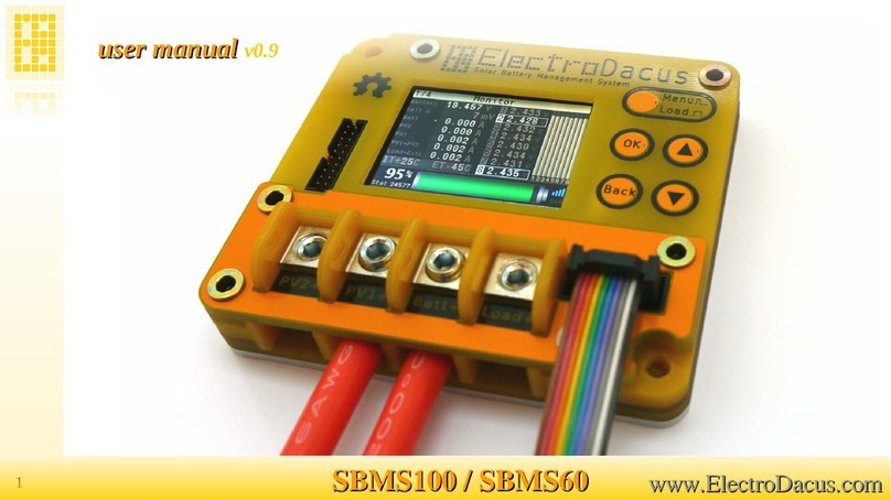 ElectroDacus SBMS100 user manual ElectroDacus SBMS100 user manual