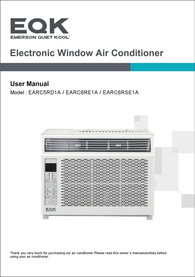 Emerson Quiet Kool EARC5RD1A User manual