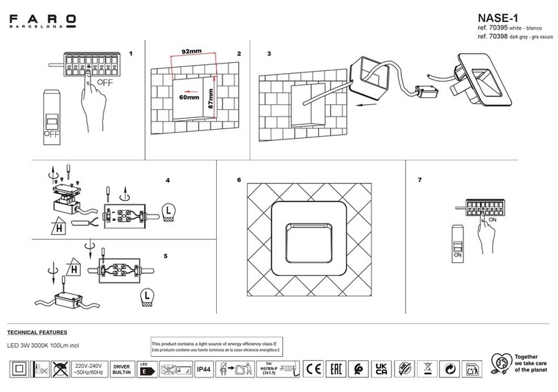 Faro Barcelona NASE-1 User manual