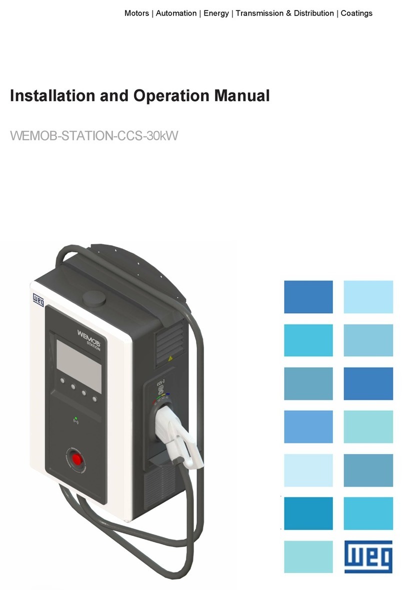 WEG WEMOB-STATION-CCS-30kW Series Installation and operation manual