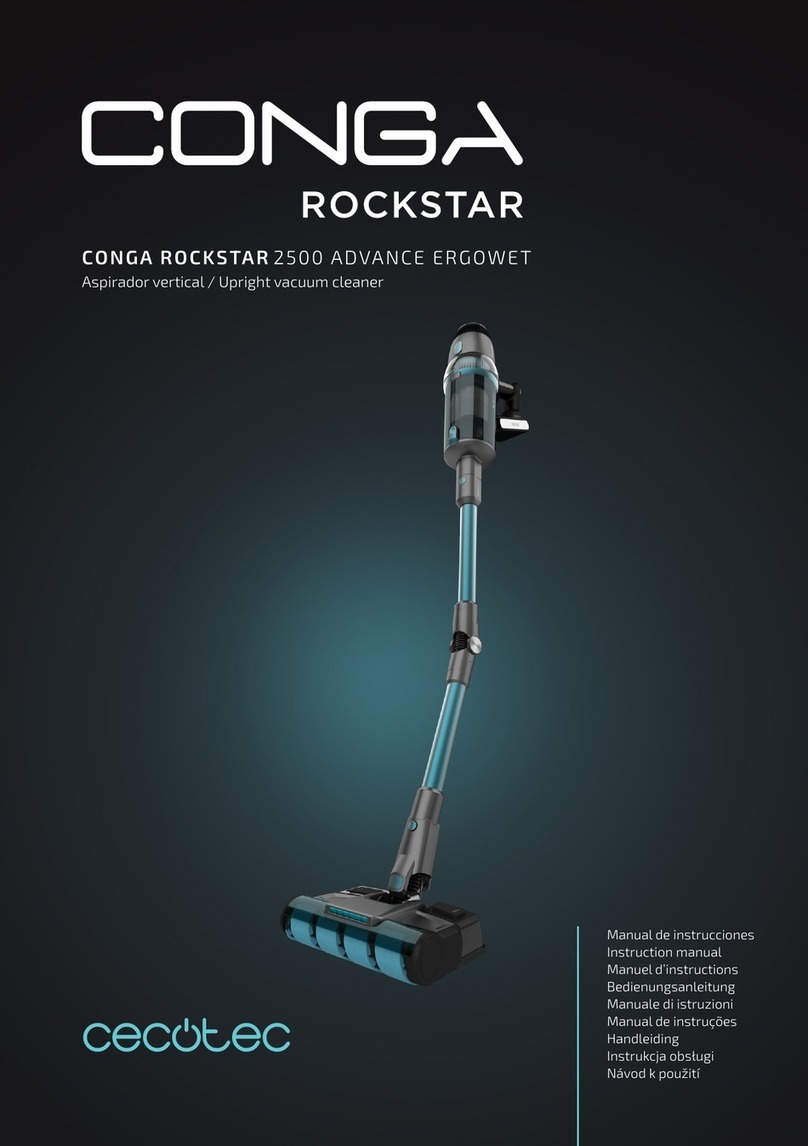 cecotec CONGA ROCKSTAR 2500 ADVANCE ERGOWET User manual cecotec CONGA ROCKSTAR 2500 ADVANCE ERGOWET User manual