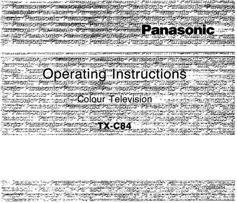 Panasonic TX-C84 operating instructions