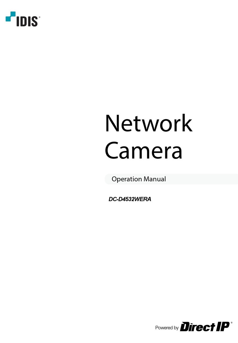 Idis DC-D4532WERA Operation manual