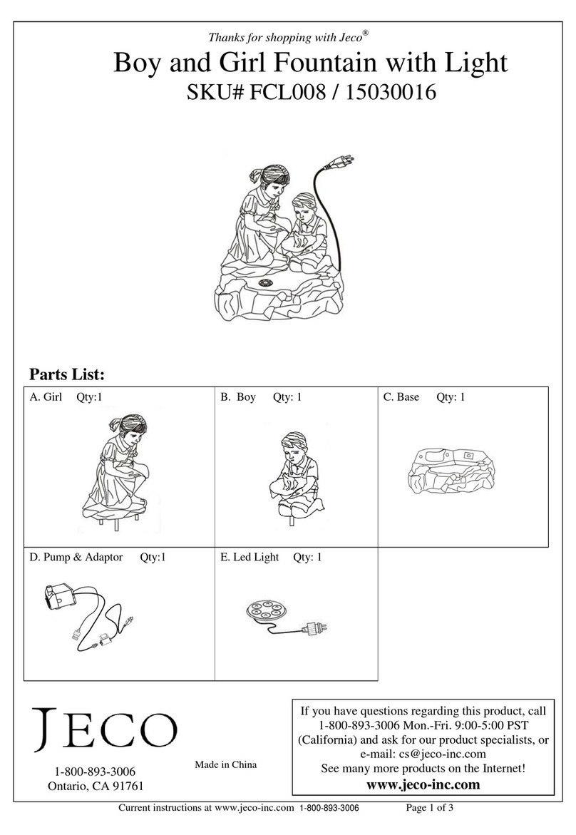Jeco FCL008 User manual