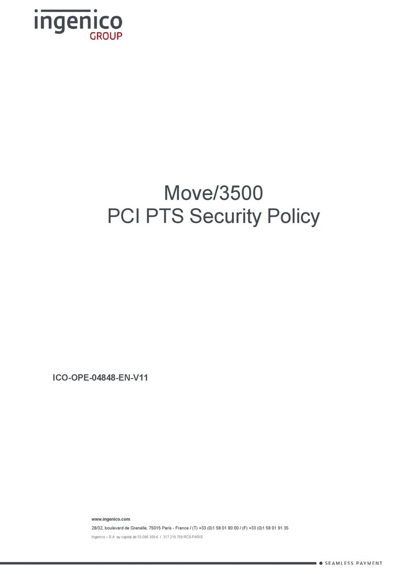 Ingenico group Move/3500 User manual