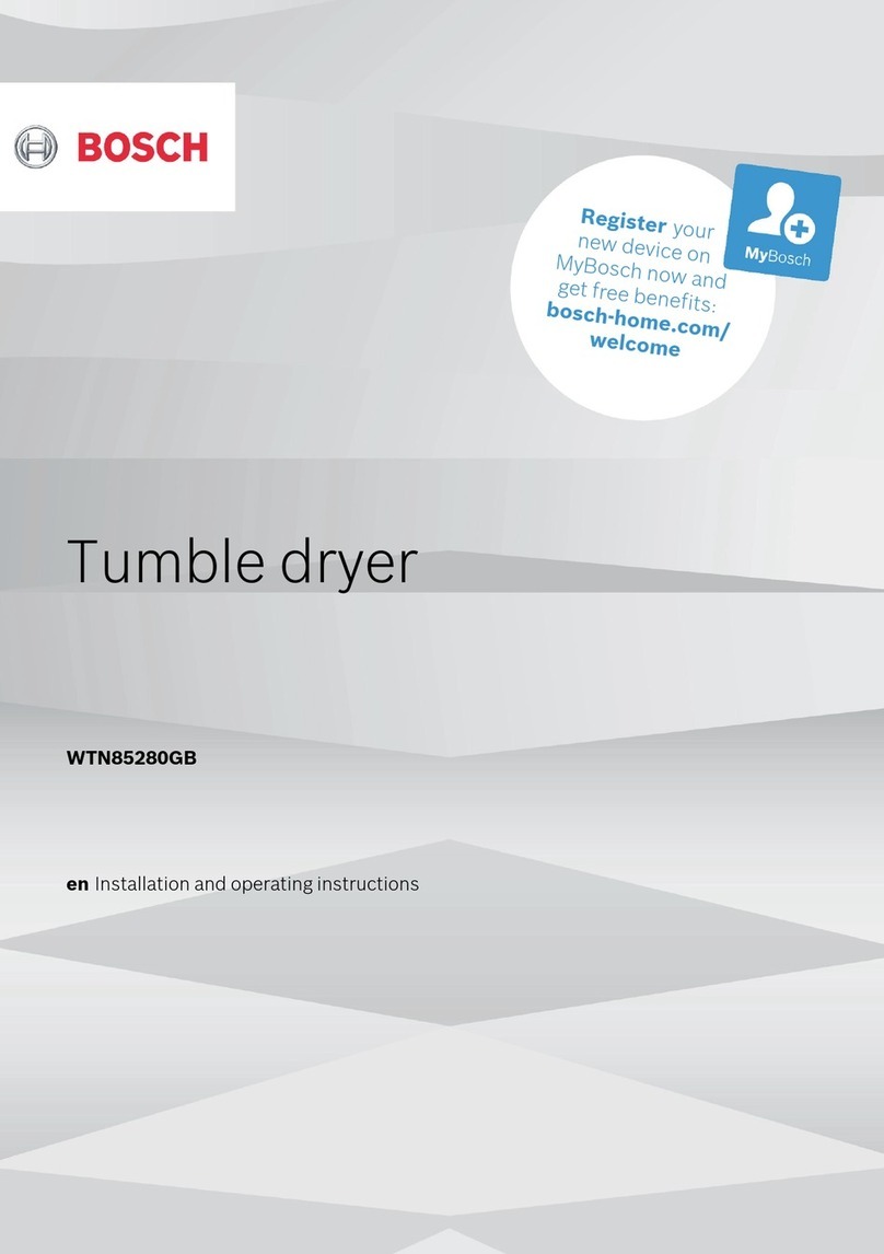 Bosch WTN85280GB/03 User manual
