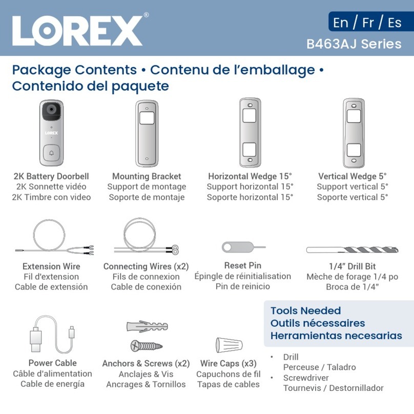 Lorex B463AJ Series User manual
