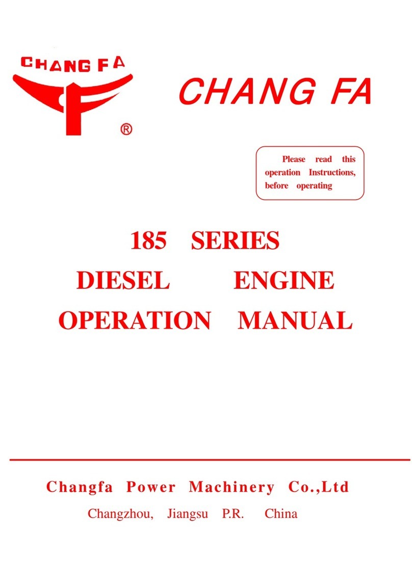 Chang Fa 185 Series Operation manual