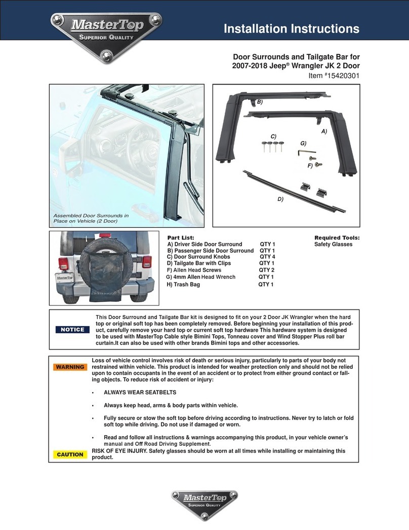 MasterTop 15420301 User manual