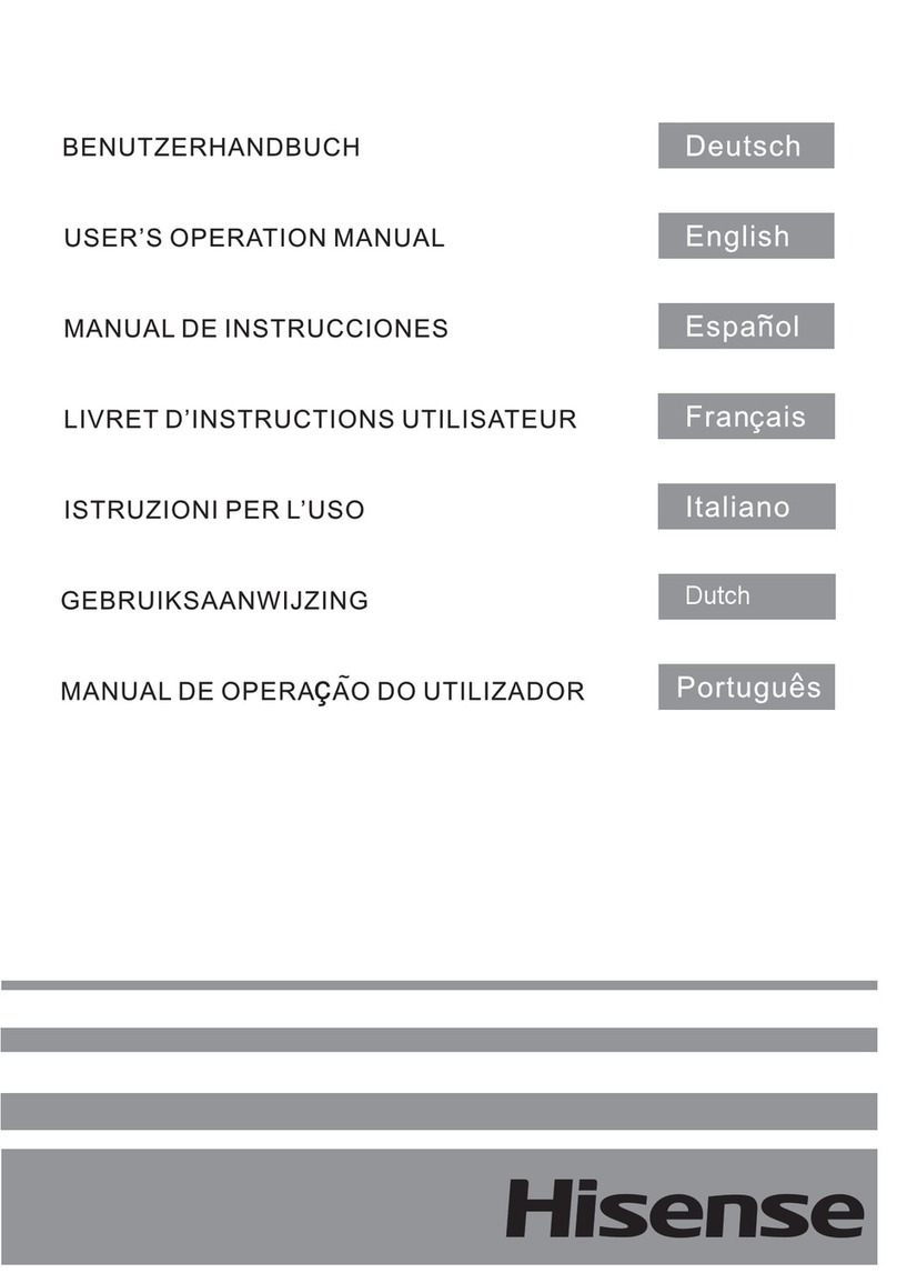 Hisense RS694N4TIE User manual