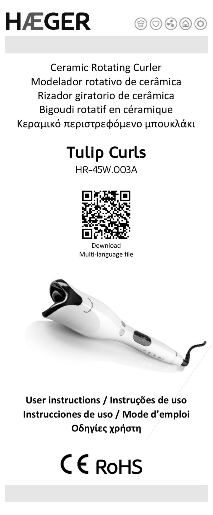 HAEGER Tulip Curls User instructions
