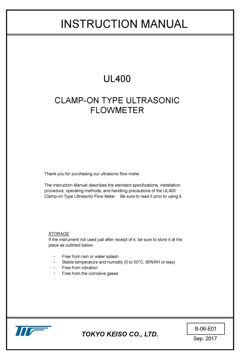 Tokyo Keiso UL400 instruction manual