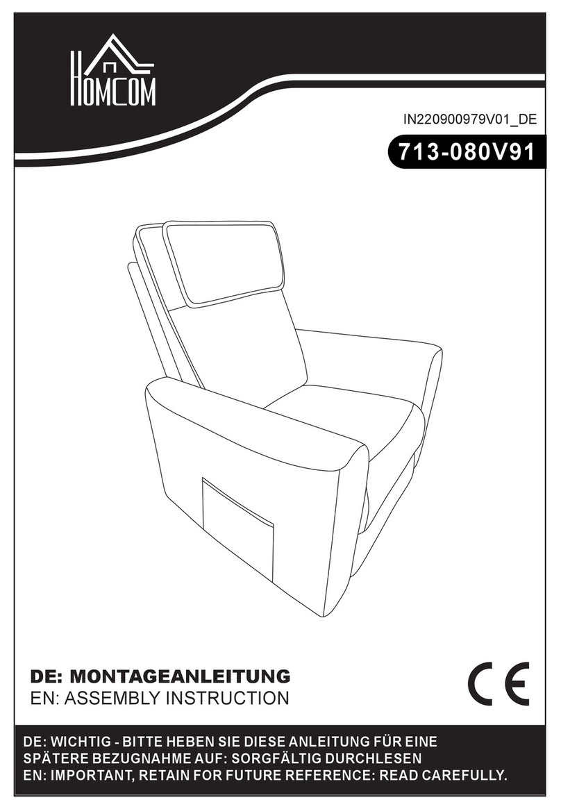 HOMCOM 713-080V91 Assembly instruction