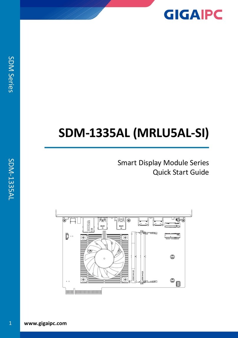 GIGAIPC SDM Series quick start guide