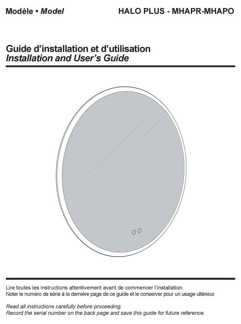 Fleurco HALO PLUS MHAPR Installation and user guide Fleurco HALO PLUS MHAPR Installation and user guide
