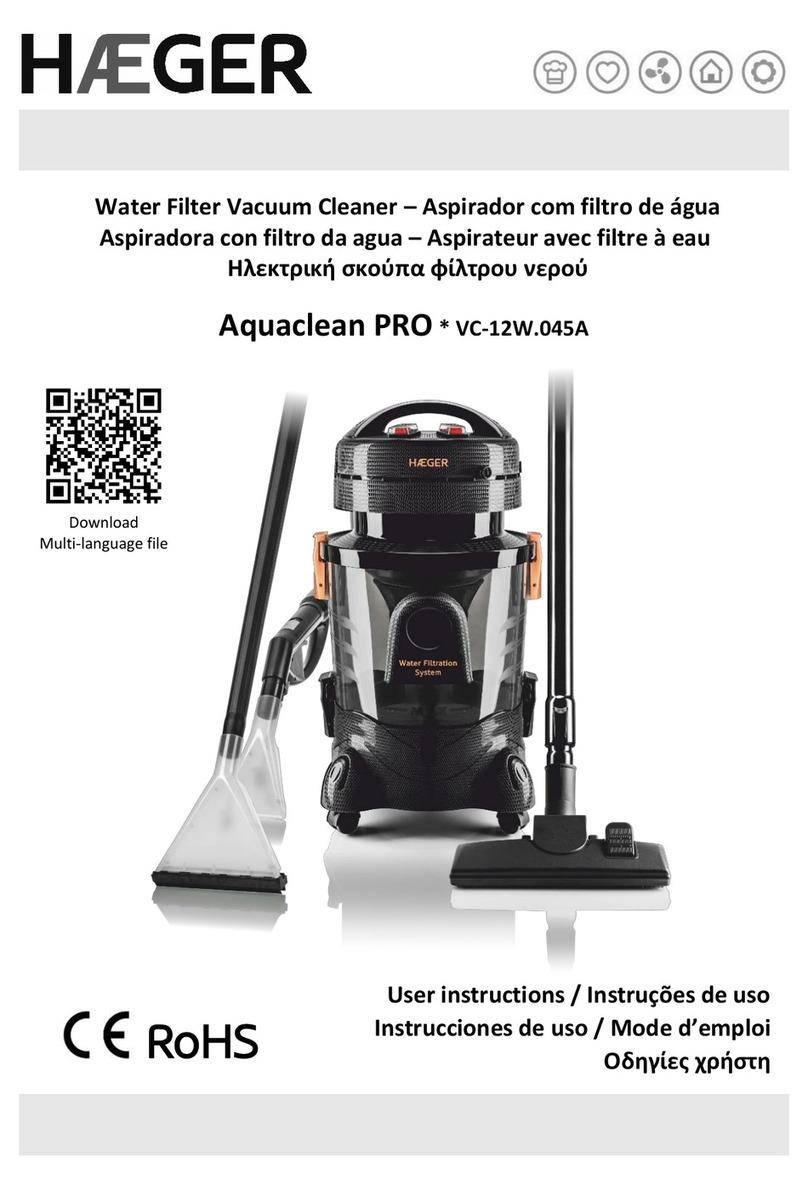 HAEGER Aquaclean PRO User instructions