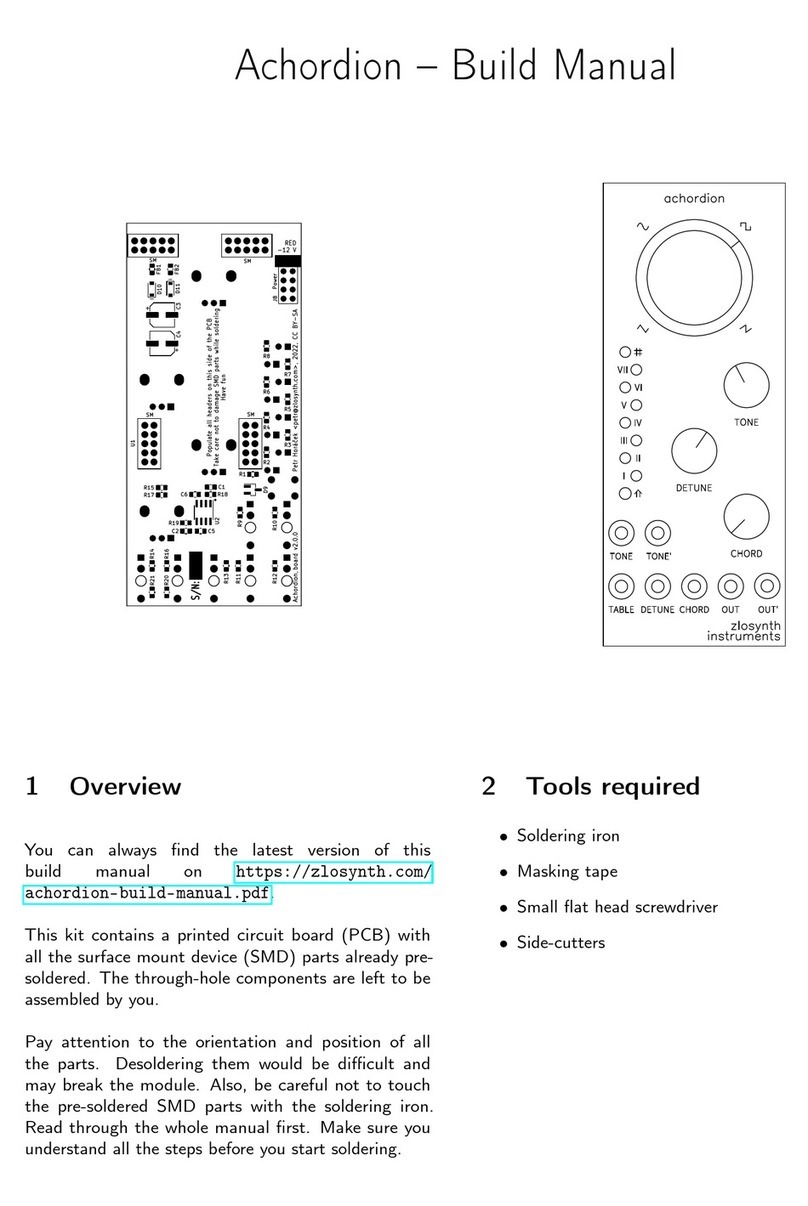 zlosynth instruments Achordion Build manual