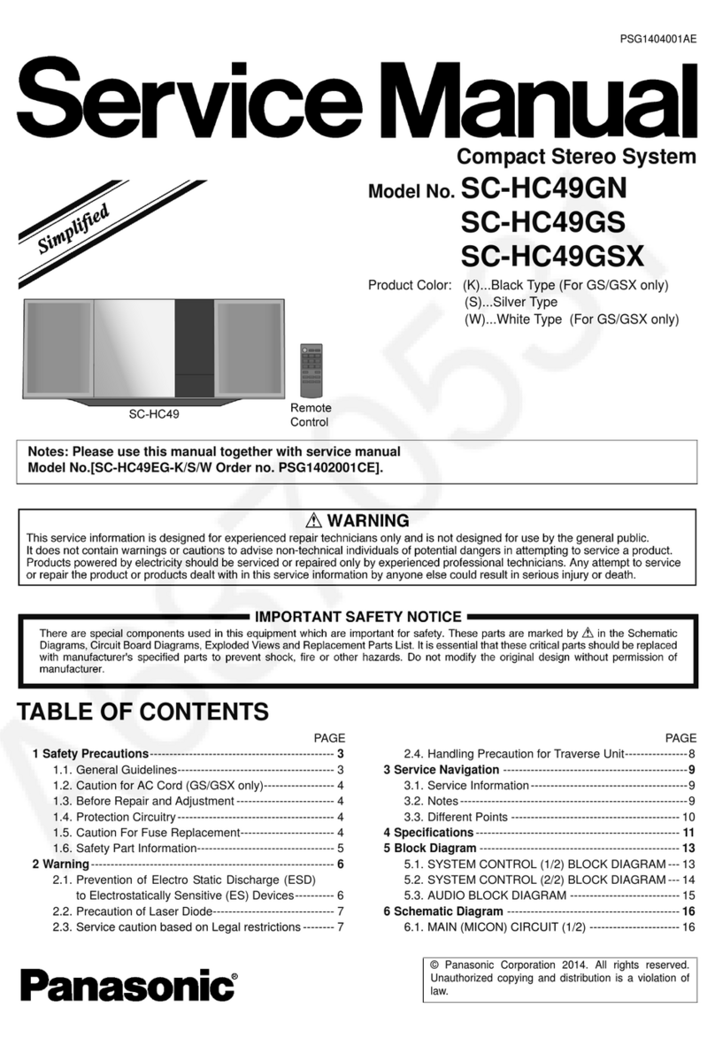 Panasonic SC-HC49 User manual