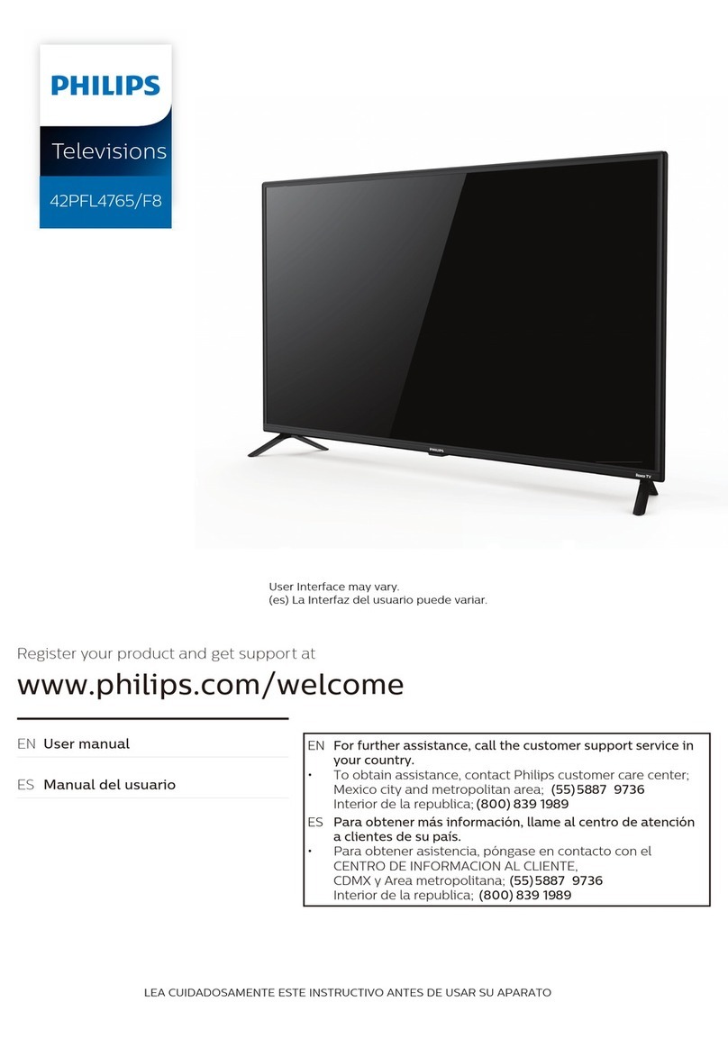 Philips 42PFL4765/F8 User manual