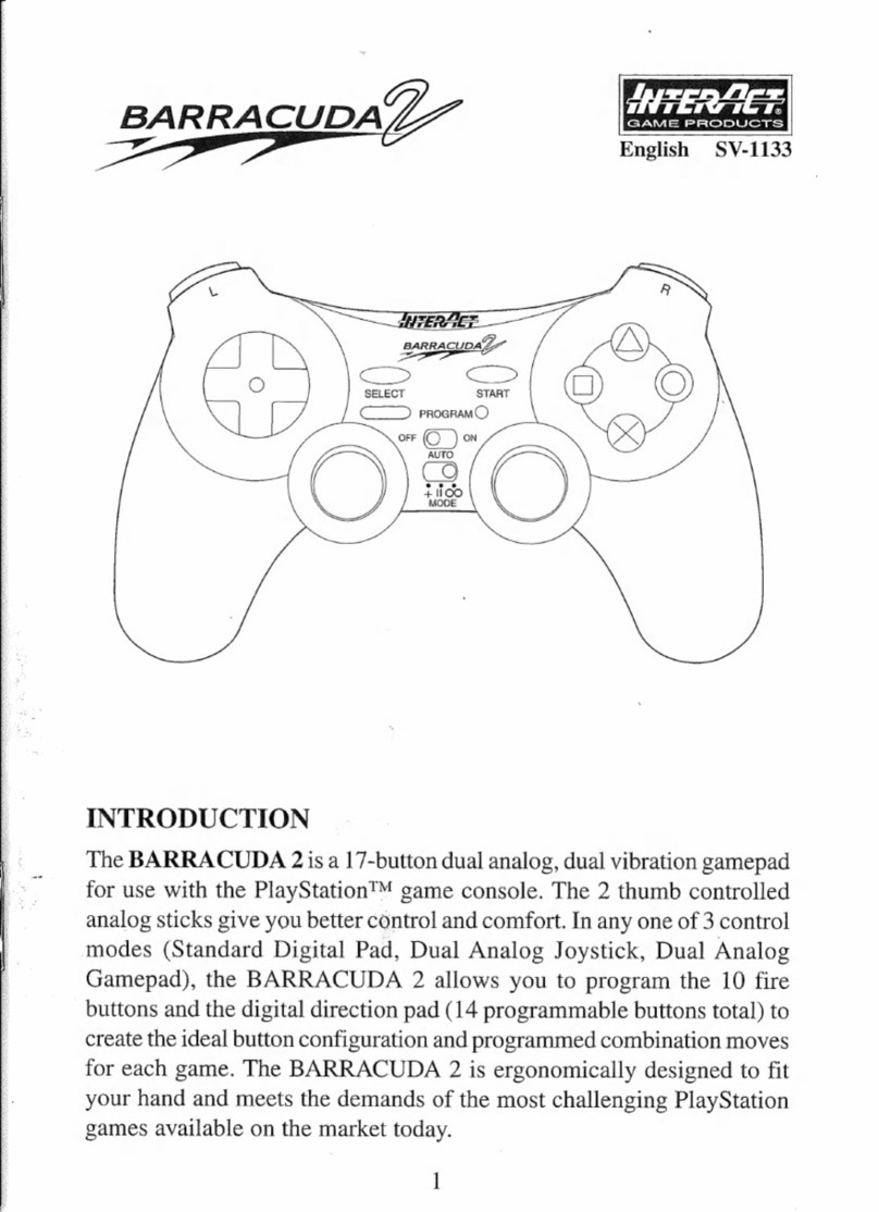 INTERACT BARRACUDA 2 manual
