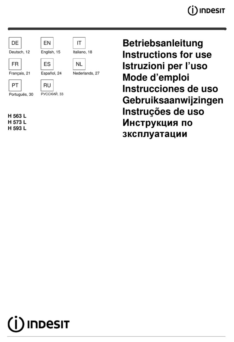 Indesit H 563 L Instructions for use