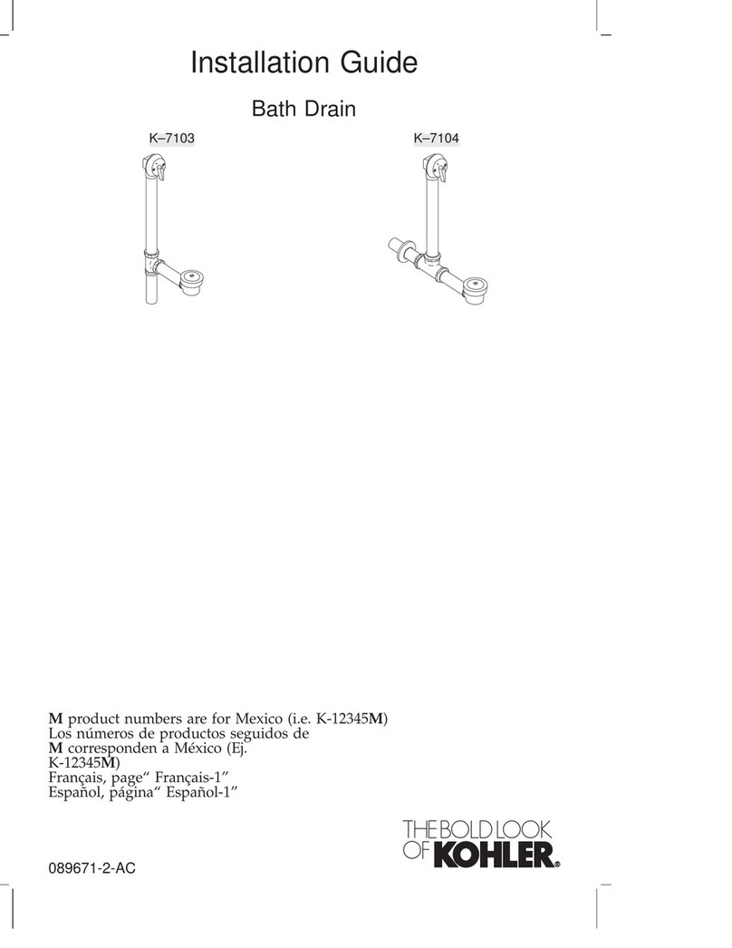 Kohler Iron Works K-7104 User manual