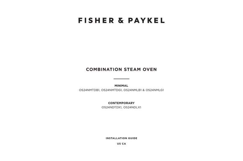 Fisher & Paykel MINIMAL Series User manual