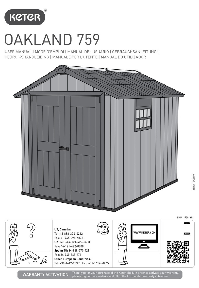 Keter OAKLAND 759 User manual Keter OAKLAND 759 User manual