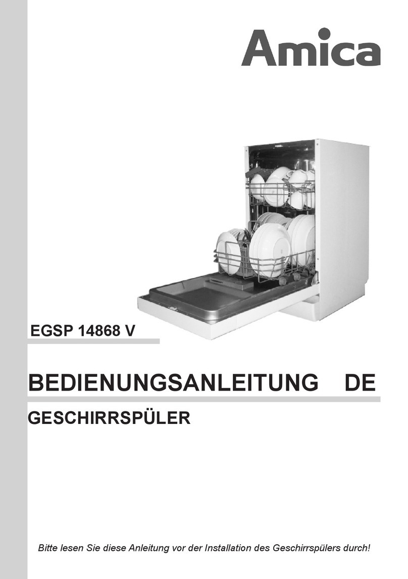Amica EGSP 14868 V operating instructions