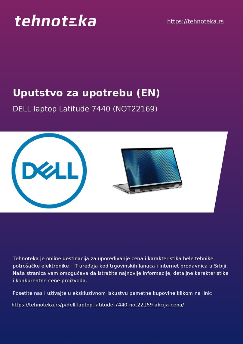 Dell NOT22169 Operation and maintenance manual