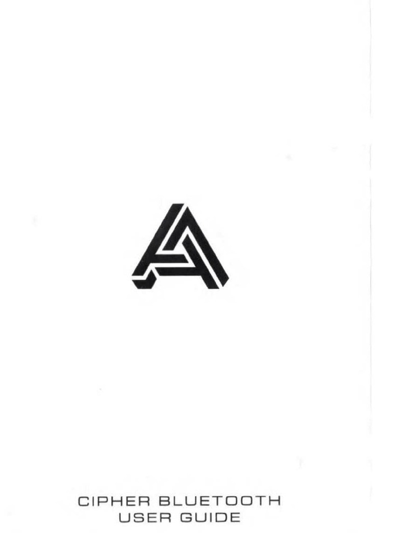 Audeze CIPHER BLUETOOTH user guide