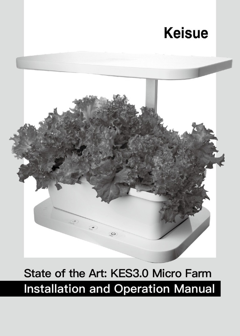 Keisue KES3.0 Micro Farm Installation and operation manual