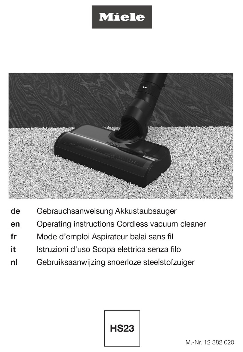Miele HS23 operating instructions