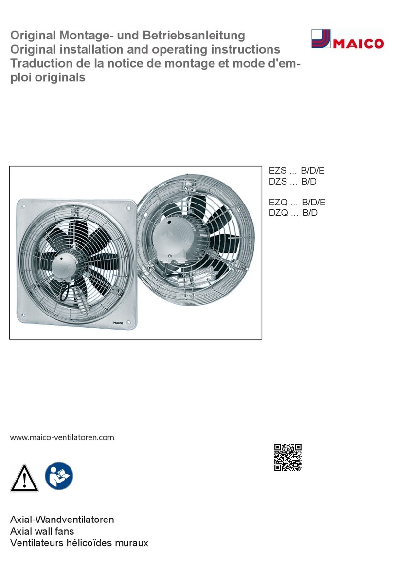 Maico EZS B Series User manual