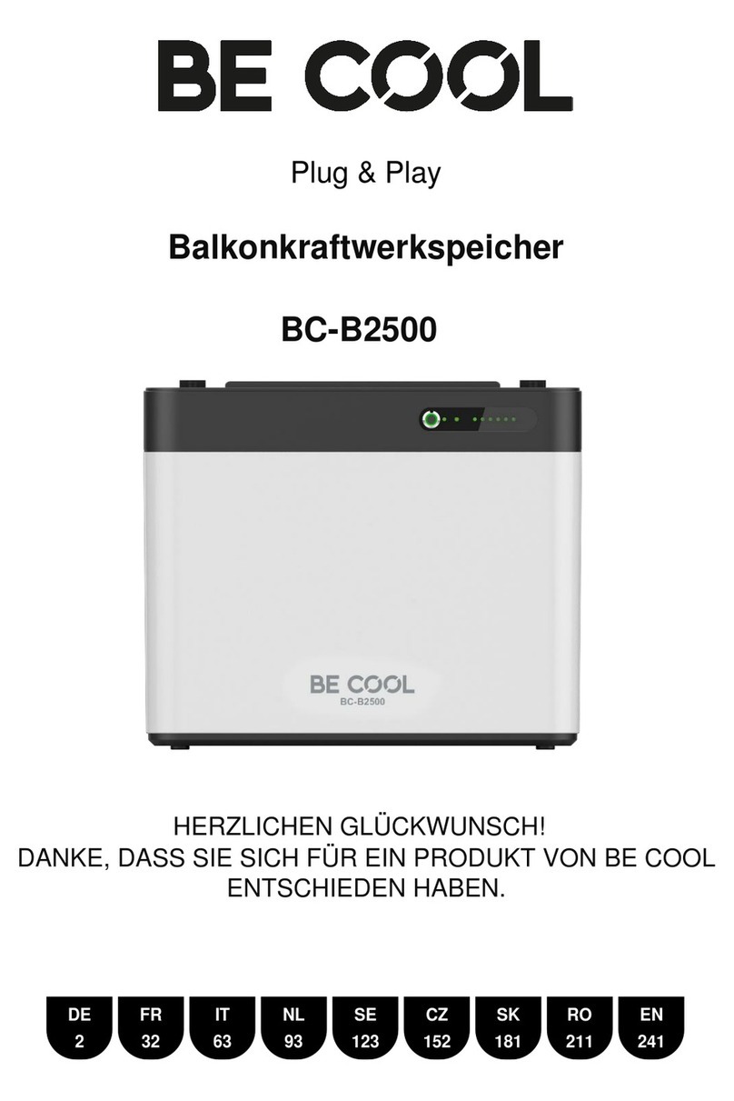 Be Cool BC-B2500 manual